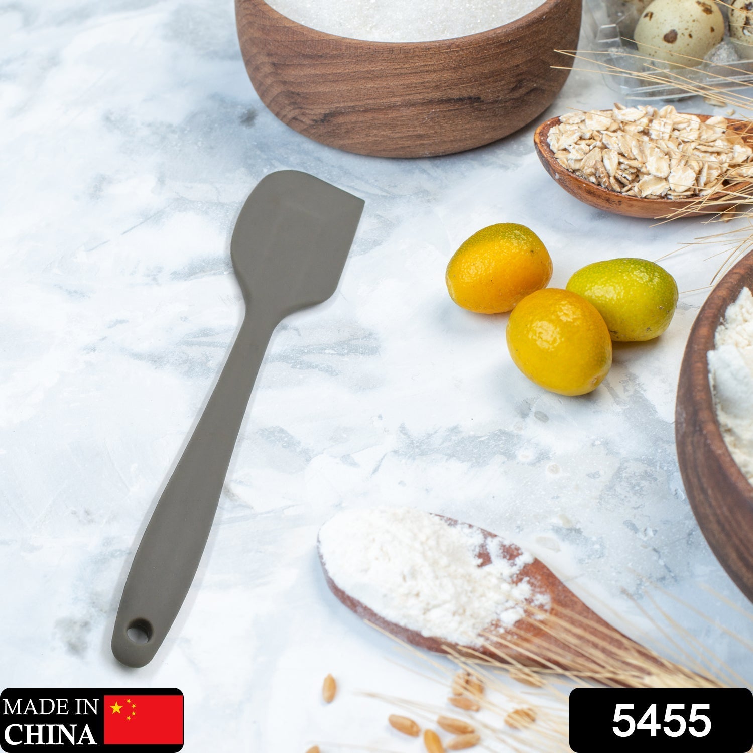 5455 Silicone Spatula - Rubber Spatula - 600°F Heat Resistant Baking Spoon & Spatulas (28cm) 5455 Silicone Spatula - Rubber Spatula - 600°F Heat Resistant Baking Spoon & Spatulas (28cm)